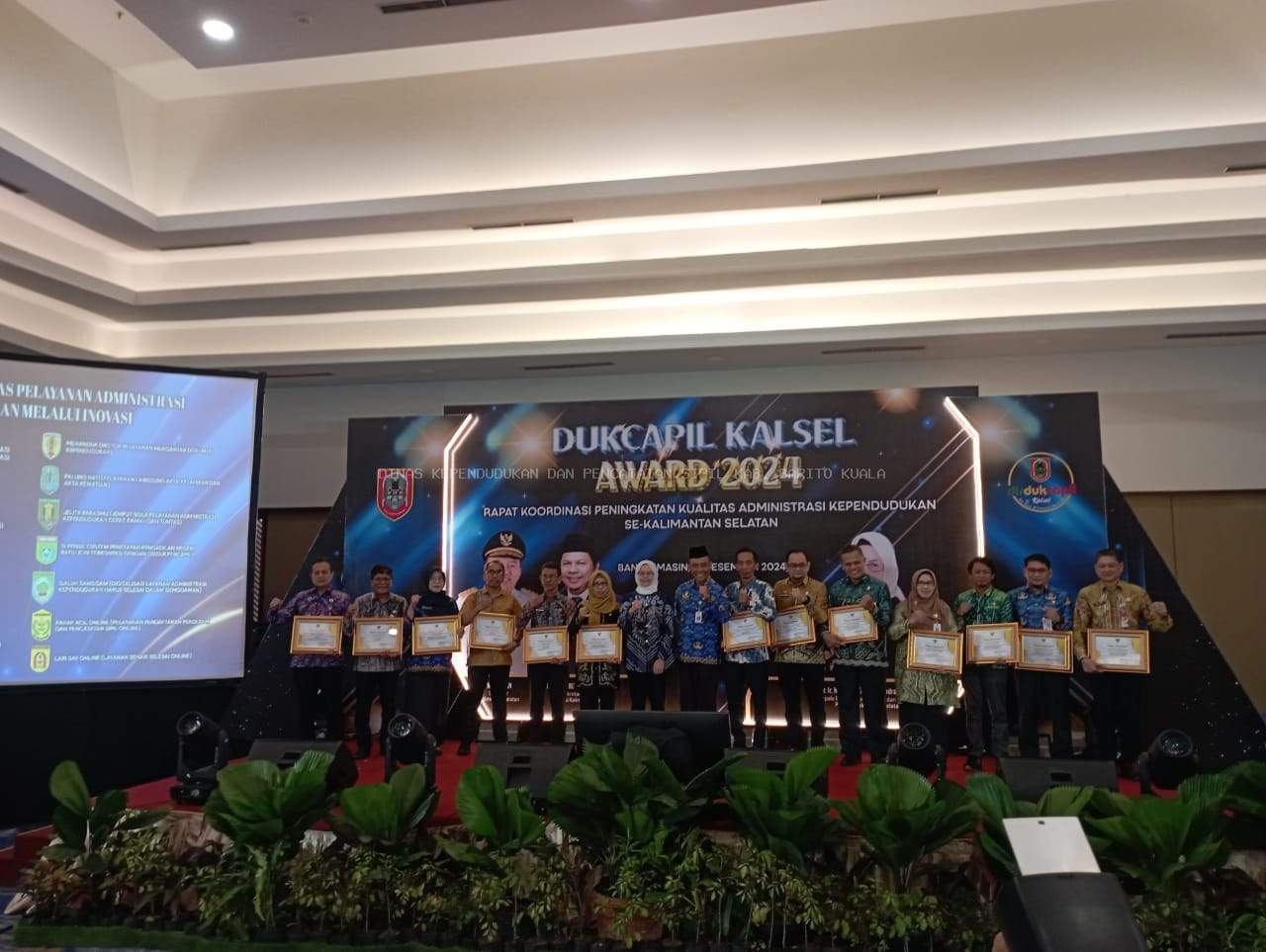 Rapat Koordinasi Daerah Dinas Dukcapil Provinsi Kalimantan Selatan di Hotel Rattan Inn Banjarmasin
