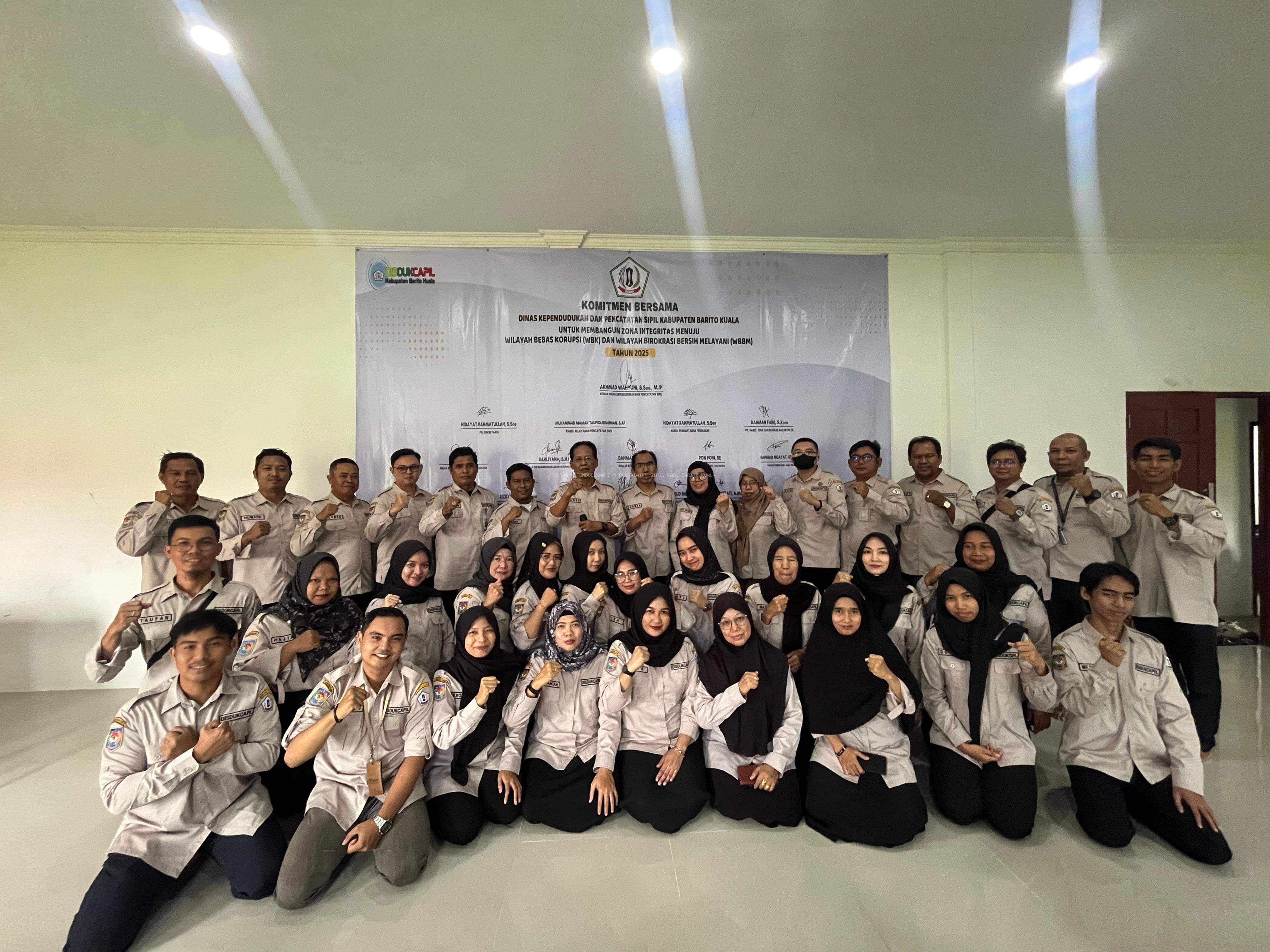 Penandatanganan Fakta Integritas untuk WBK dan WBBM 2025