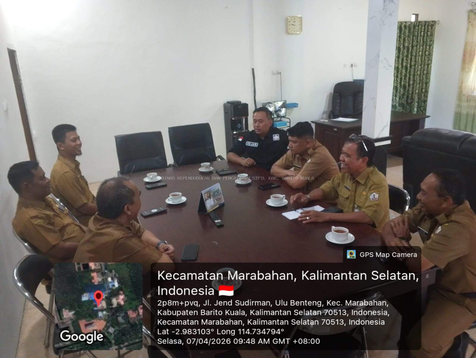Dukcapil dan Dinas Sosial Batola Perkuat Sinergi Pemanfaatan Data Kependudukan melalui Sinkronisasi PKS